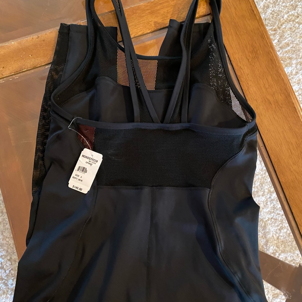 Good American Mixed Mesh Training Jumpsuit-Nwt - image 4